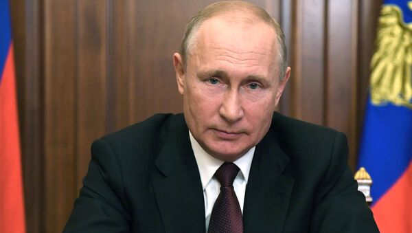 Обращение президента РФ В. Путина к гражданам России - Sputnik Кыргызстан