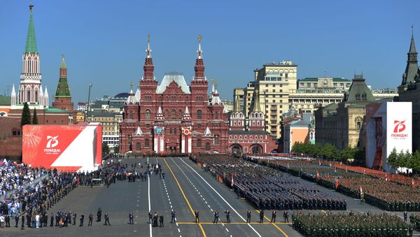Военный парад в ознаменование 75-летия Победы на Красной площади в Москве. - Sputnik Кыргызстан