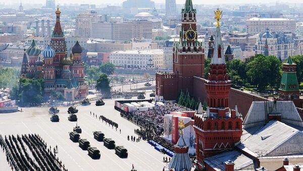 Военный парад в ознаменование 75-летия Победы на Красной площади - Sputnik Кыргызстан