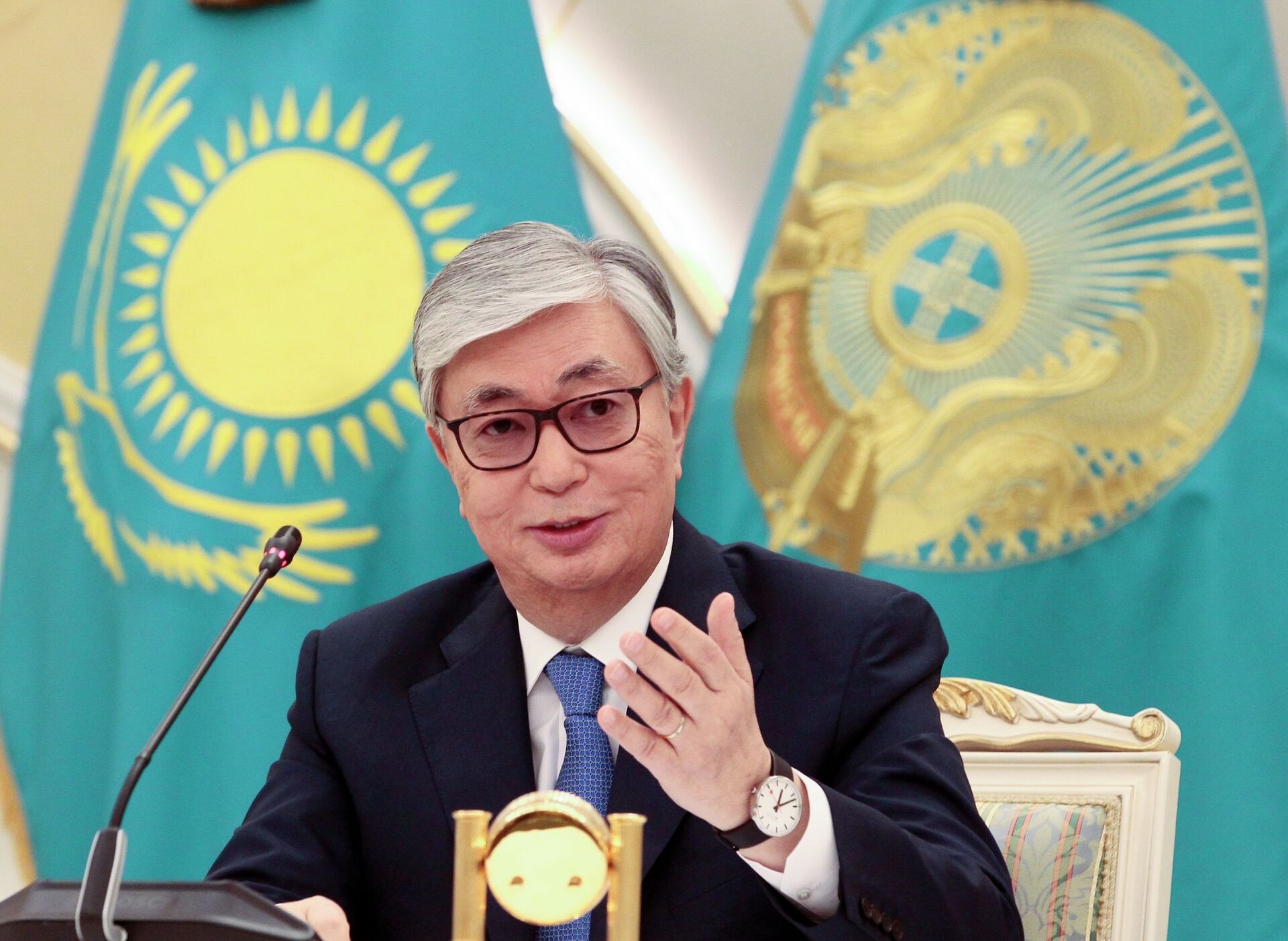 Президент Казахстана Касым-Жомарт Токаев - Sputnik Кыргызстан, 1920, 16.12.2021