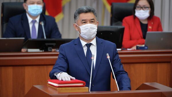 Первый вице-премьер Алмазбек Баатырбеков - Sputnik Кыргызстан
