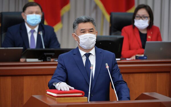 Первый вице-премьер-министр Баатырбеков Алмазбек - Sputnik Кыргызстан