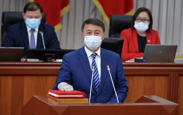 Министр чрезвычайных ситуаций Аскаров Замирбек - Sputnik Кыргызстан