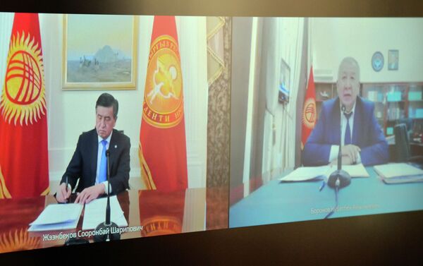 Диалог состоялся по видеосвязи - Sputnik Кыргызстан