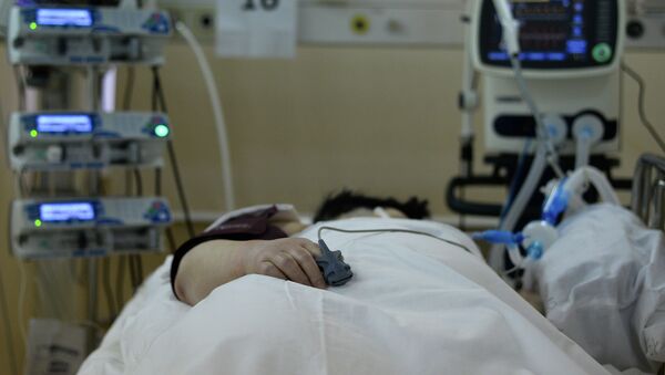 Пациент в палате центральной клинической больницы. Архивное фото - Sputnik Кыргызстан