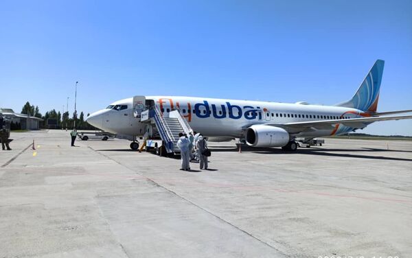Чартерный рейс Дубай — Бишкек осуществила авиакомпания FlyDubai. - Sputnik Кыргызстан