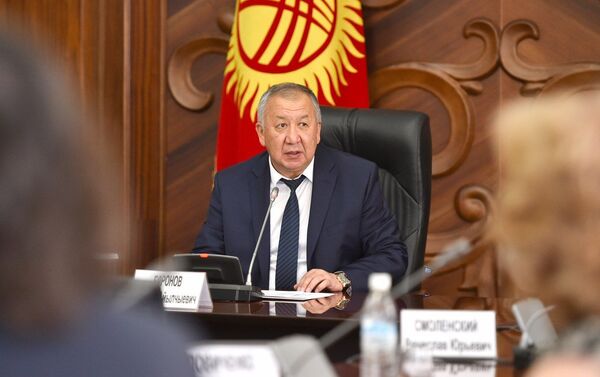 Боронов поблагодарил российскую сторону за оказываемую гуманитарную и консультационную помощь - Sputnik Кыргызстан