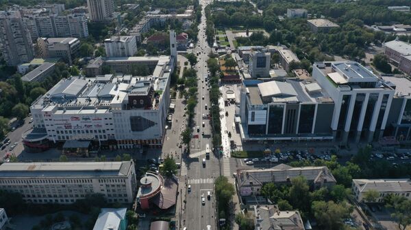 Пересечение проспекта Чуй и улицы Шопокова в Бишкеке. Архивное фото - Sputnik Кыргызстан
